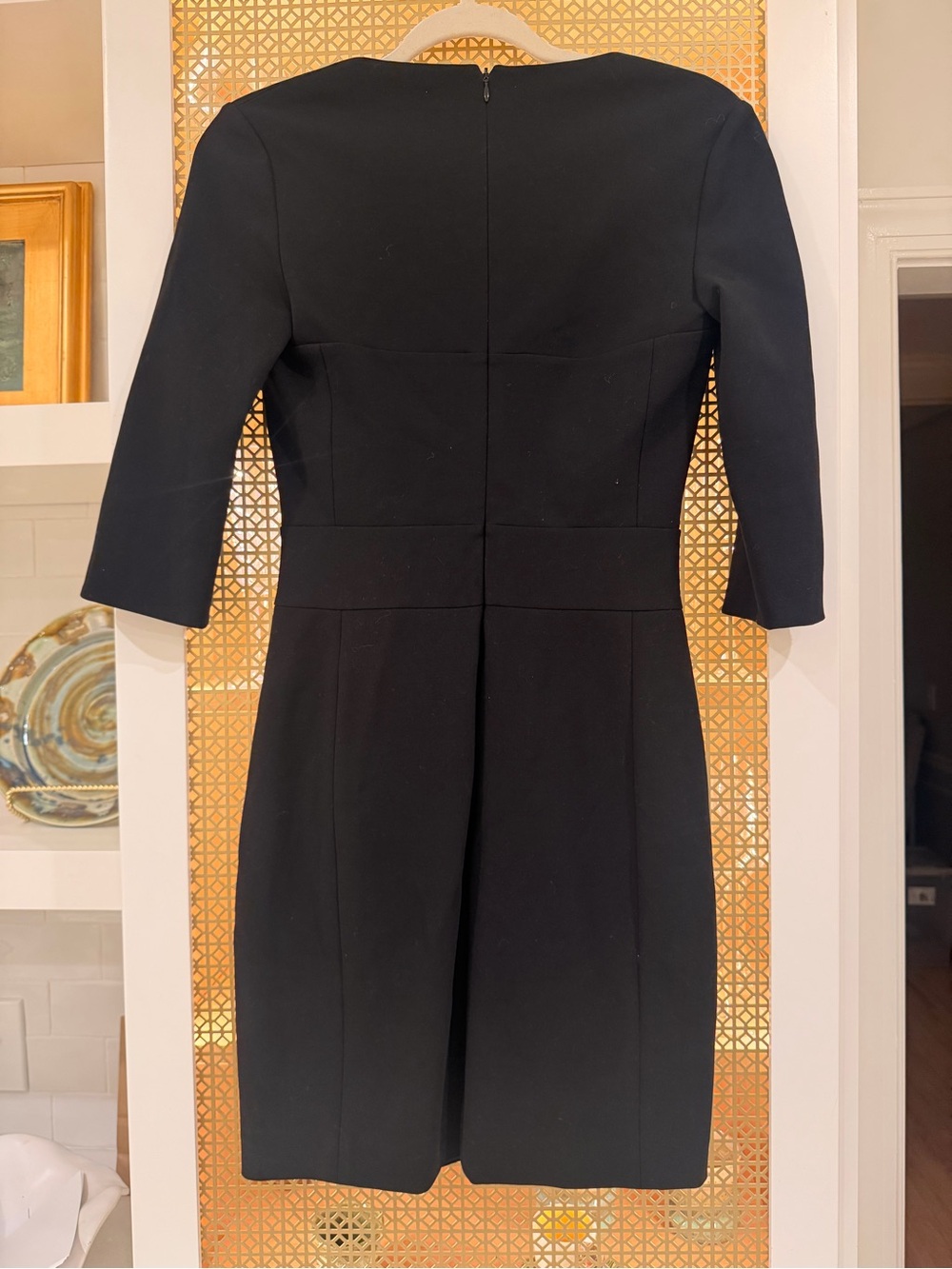 Ports 1961 Black Long-Sleeve Sheath Dress! EUC! Size 2! Stunning classics! - Picture 4 of 4